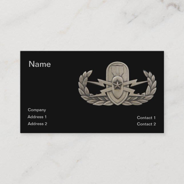 EOD Senior Business Card (Front)