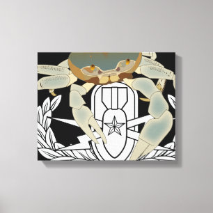 EOD Senior Crab Canvas Print