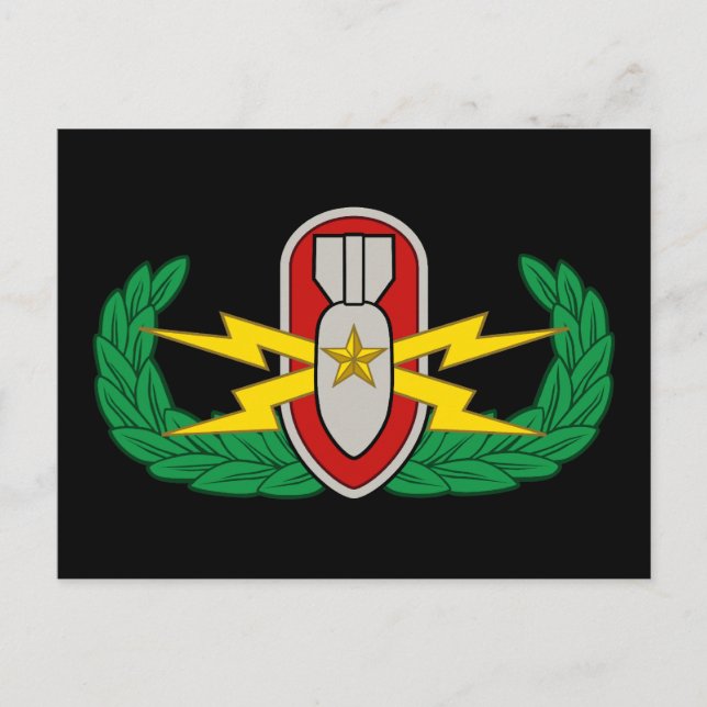 EOD Senior in colour Postcard (Front)