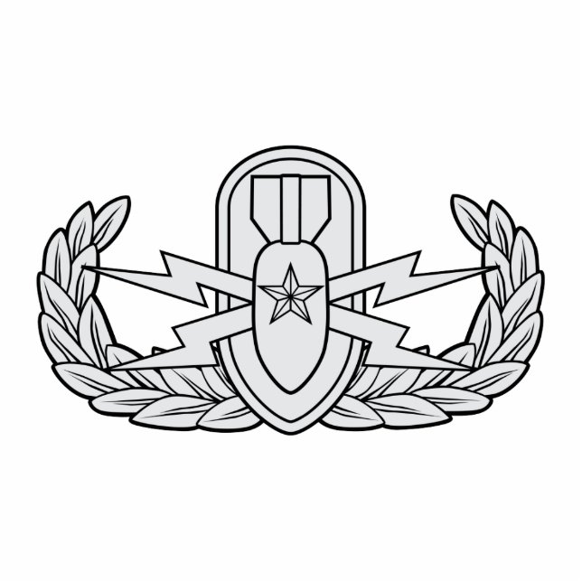 EOD Senior Standing Photo Sculpture (Front)