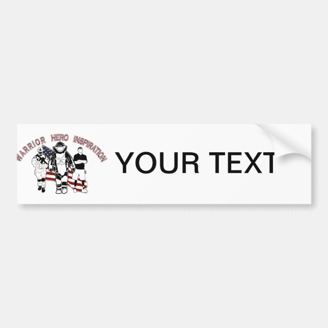 EOD Wounded Warrior Bumper Sticker (Front)