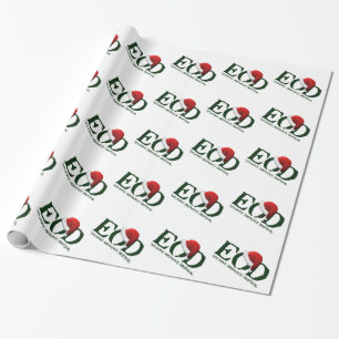 EOD Wrapping Paper with Santa hat