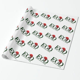 EOD Wrapping Paper with Santa hat