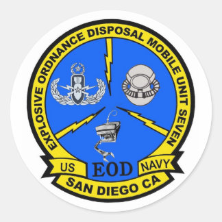 EODMU7 Ver 2 Classic Round Sticker
