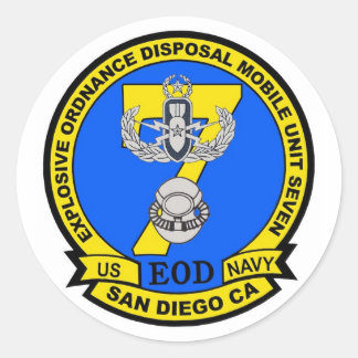 EODMU7 Ver 3 Classic Round Sticker