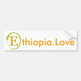 EOR Ethiopia Love Bumper Sticker