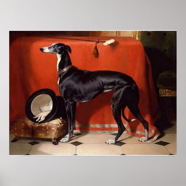 Eos, A Favourite Greyhound of Prince Albert Poster (Front)