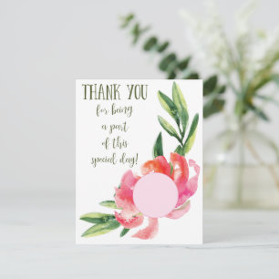 EOS lip balm shower favour card