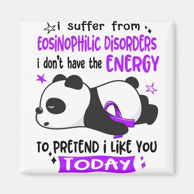 Eosinophilic Disorders Awareness Month Ribbon Gift Magnet (Front)