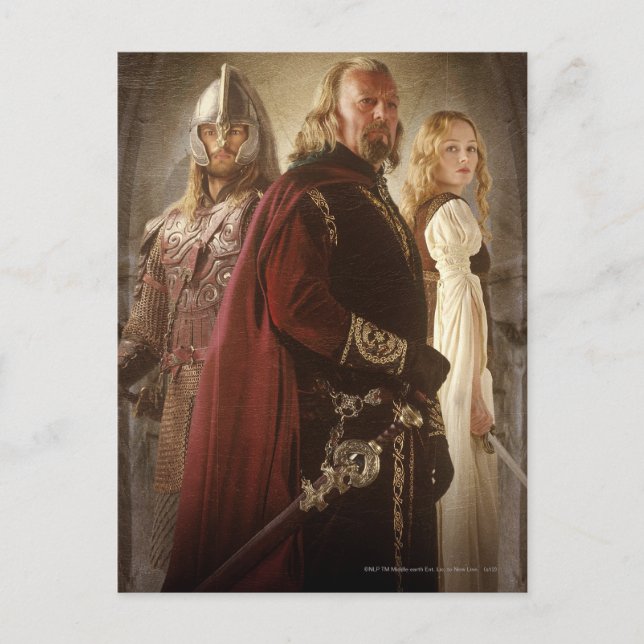 Eowyn and Theoden Postcard (Front)