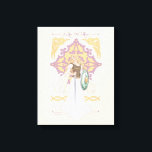 Éowyn "I Am No Man" Battle-Ready Graphic Canvas Print<br><div class="desc">Celebrate courage and destiny in Middle-Earth™ with this stunning Lord of the Rings™–inspired design honoring Éowyn™. Illustrated in an elegant, flowing art style, she stands poised with sword and shield in hand, her windswept gown and golden hair capturing both strength and grace. Ornamental Elven-inspired detailing frames the composition, while the...</div>