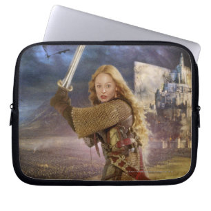 Eowyn Raises Sword Laptop Sleeve