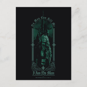 Éowyn Vs SAURON™ "I Am No Man" Rohan Graphic Postcard