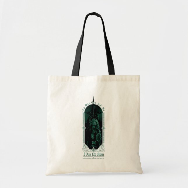 Éowyn Vs SAURON™ "I Am No Man" Rohan Graphic Tote Bag (Front)