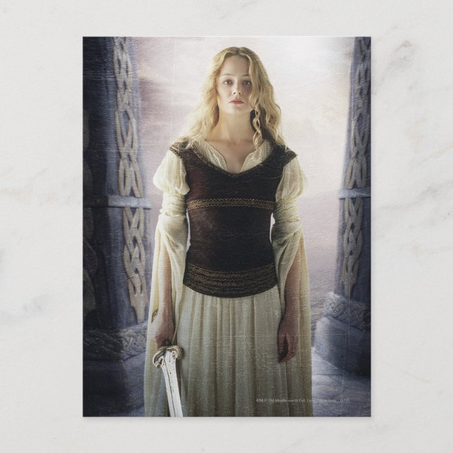 Eowyn with sword postcard (Front)