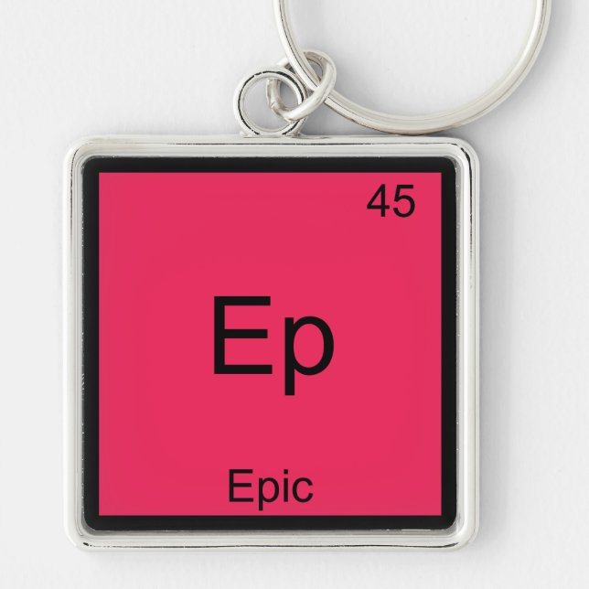 Ep - Epic Funny Chemistry Element Symbol T-Shirt Key Ring (Front)