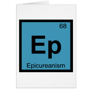 Ep - Epicureanism Philosophy Chemistry Symbol