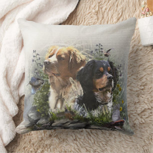 Epagneul Breton, Brittany Spaniel Cushion