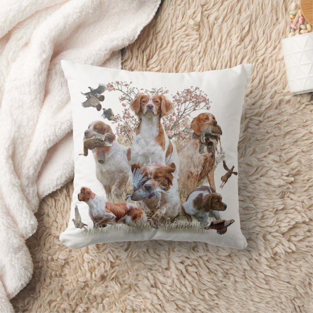 Epagneul Breton, Brittany Spaniel      Cushion (Blanket)