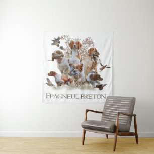 Epagneul Breton, Brittany Spaniel Tapestry