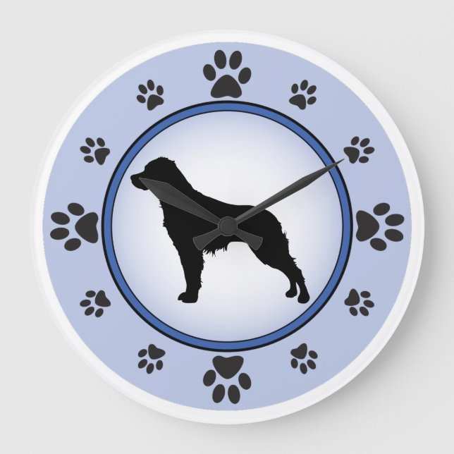 Epagneul Breton French Brittany Spaniel Large Clock (Front)