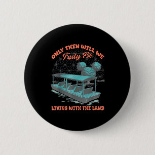 Epcot Boat Nature Truly Living With The Land 6 Cm Round Badge