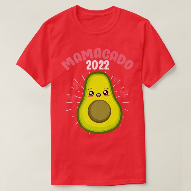 Epectant Mother 2022 Mamacado Baby Mum Pregnancy  T-Shirt (Design Front)