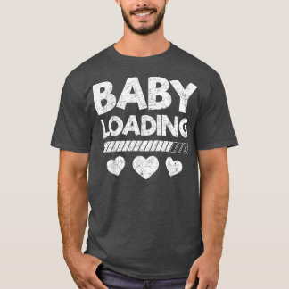Epecting Parents Baby Loading Pregnancy Reveal Pre T-Shirt