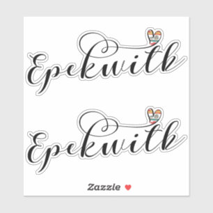 Epekwitk Flag Heart, Prince Edward Island, Canada