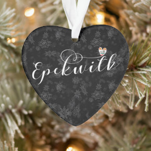 Epekwitk Flag Heart, Prince Edward Island, Canada Ornament