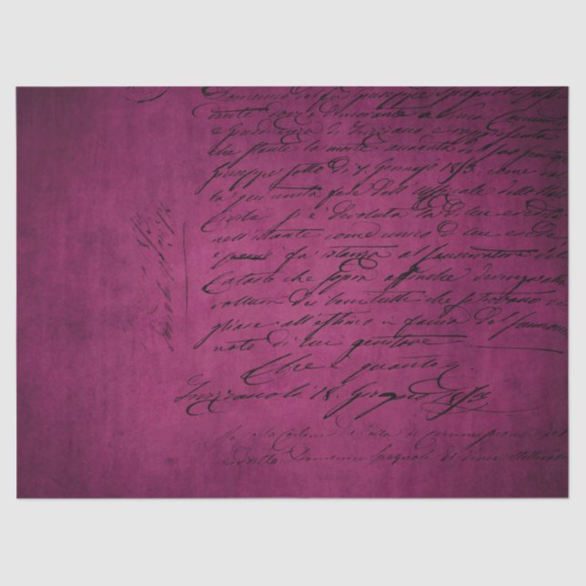 Ephemera Burgundy Paper Series Design 6 (Front)