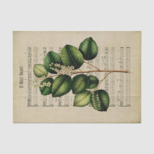 Ephemera Christian Song O Holy Night Decoupage Tissue Paper