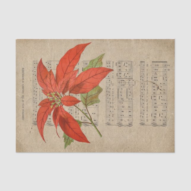 Ephemera Christian Song of the Children Decoupage Tissue Paper (Front)