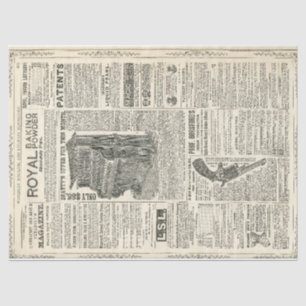Ephemera Decoupage Paper