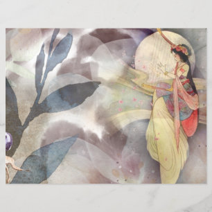 Ephemera Decoupage Vintage Fairy 