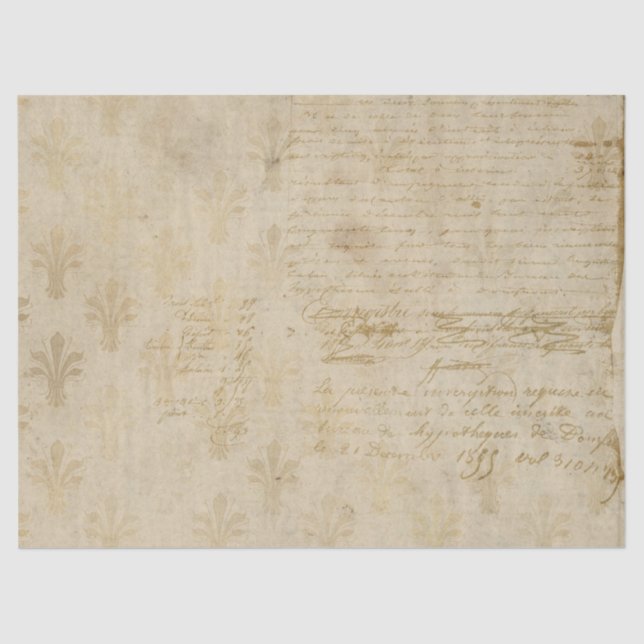 Ephemera French Paper Series Design 6 (Front)