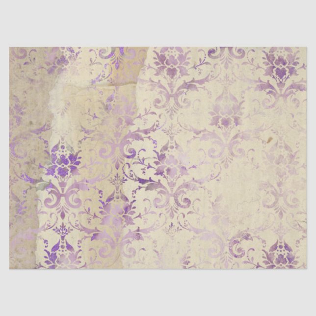 Ephemera Lavendar Paper Series Design 6 (Front)