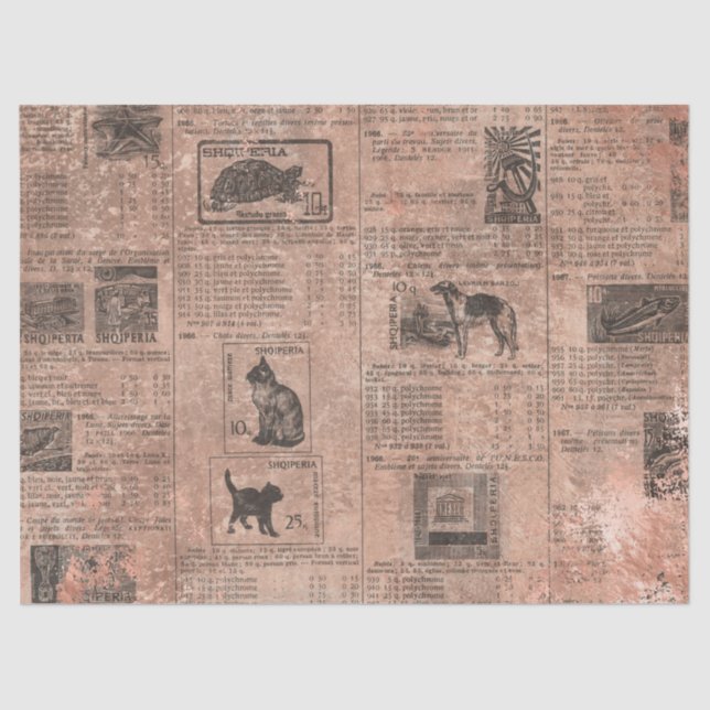 Ephemera Rose Gold Paper Series Design 5 (Front)