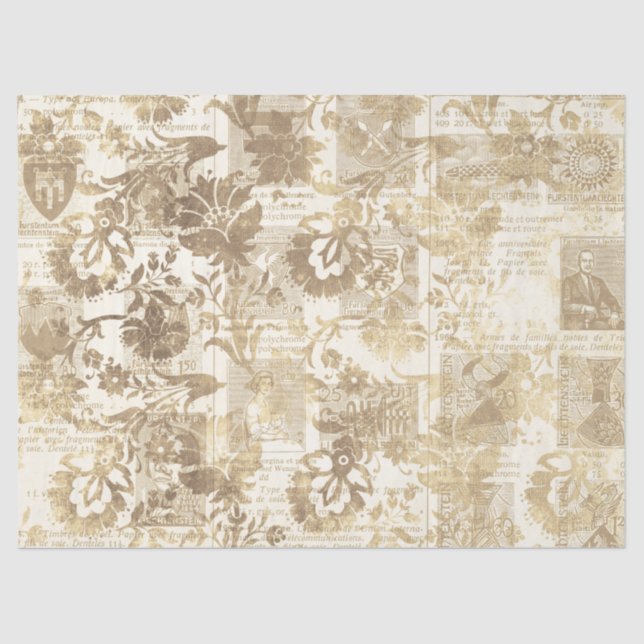 Ephemera Sepia Paper Series Design 3 (Front)