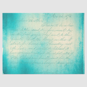 Ephemera Turquoise Paper Series Design 11