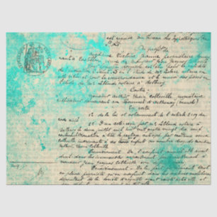 Ephemera Turquoise Paper Series Design 14
