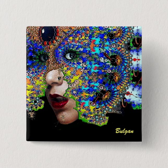 EPHEMERAL 15 CM SQUARE BADGE (Front)