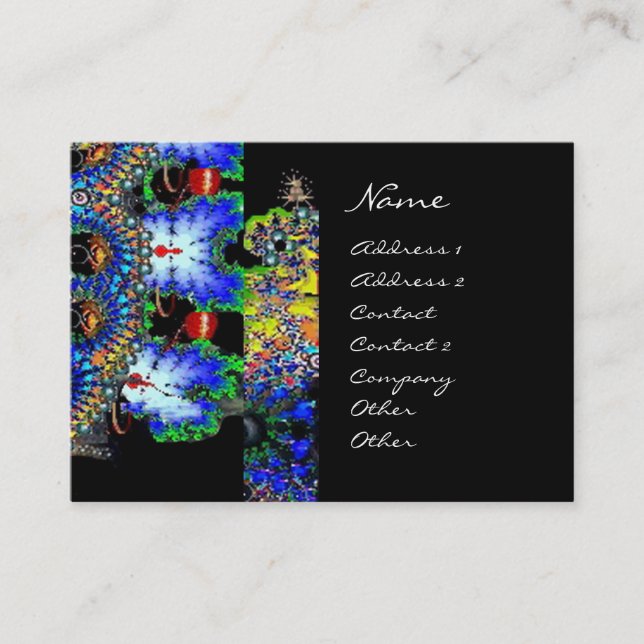 EPHEMERAL Beauty,Fashion,Cosmetics, Makeup Artist Business Card (Front)