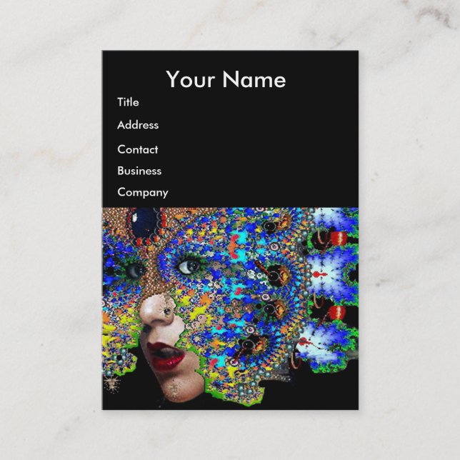 EPHEMERAL Beauty,Fashion,Cosmetics, Makeup Artist Business Card (Front)