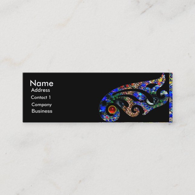 EPHEMERAL  Beauty,Salon,Spa,Makeup Artist Mini Business Card (Front)
