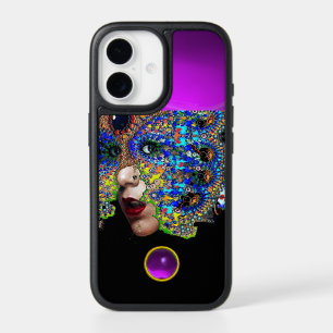 EPHEMERAL,BEAUTY WITH MASK  Purple Amethyst Gem  O
