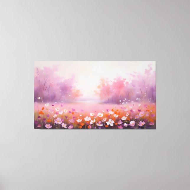 Ephemeral Bloom Canvas Print (Front)
