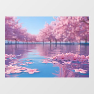 Ephemeral Bloom Window Cling