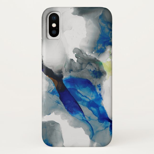 Ephemeral - Blue & Grey Case-Mate iPhone Case (Back)