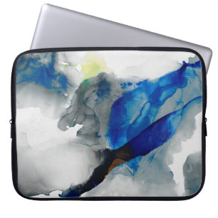 Ephemeral - Blue & Grey Laptop Sleeve